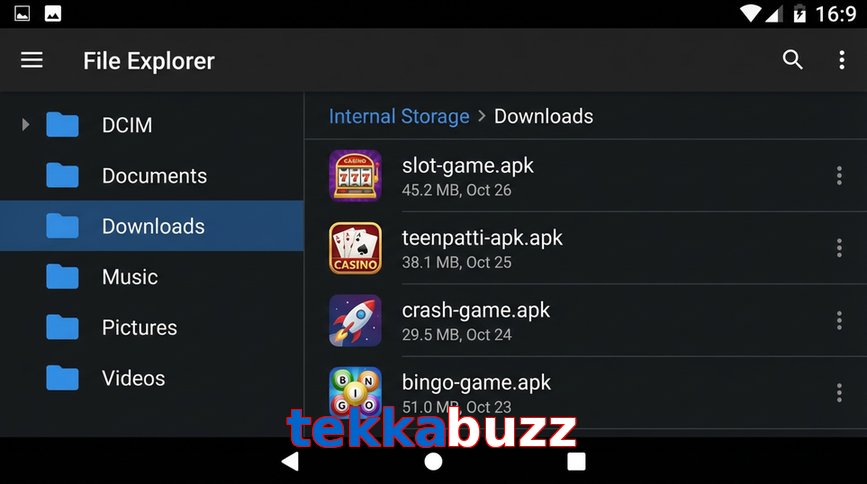 Main screen of Tekkabuzz gameapk page for PK players
